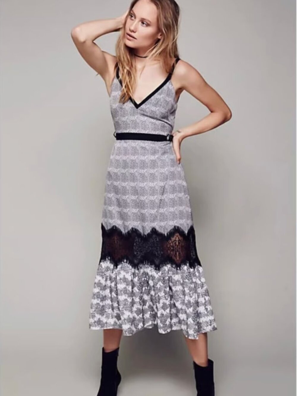 Free People Maja Animal Dress - Size 2